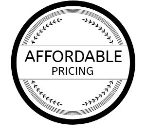 affordable pricing badge