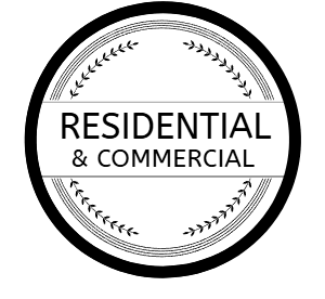 residential & commercial badge